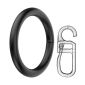 Apollo fém karika+kampó 19mm 10db/csomag fekete