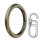 Apollo fém karika+kampó 19mm 10db/csomag arany-antik