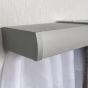 DECO előlapos karnis szett ezüst 200 cm