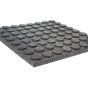 EPDM mix osztott gumilap 30x1000x1000mm szürke
