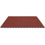 Classic osztott gumilap 30x1000x1000mm vörös