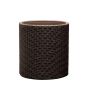Small Cylinder Planter műanyag kaspó whiskey barna 28x28x28,3 cm