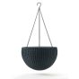 Hanging Sphere Planter műanyag kaspó antracit 35x35x22 cm