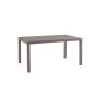 Houston polyrattan kerti asztal matt taupe