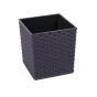 Juka Rattan virágtartó graphite 30,5x30x30 cm