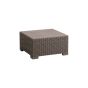 California polyrattan kerti asztal cappuccino