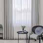 Linares fehér-beige fényáteresztő függöny 300 cm