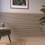 Decowall falburkoló panel 30x260 cm ivory tölgy-fekete akusztikus 1,56 m2

