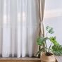 Batiszt Mirrella hímzett ecrü fényáteresztő függöny 290 cm