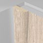 Fal és mennyezeti panel Light grey oak lezáró léc 25 x 6mm