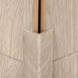 Fal és mennyezeti panel Light grey oak 90° külső saroktakaró léc