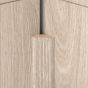 Fal és mennyezeti panel Light grey oak belső sarokléc