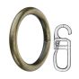 Apollo fém karika+kampó 19mm 10db/csomag arany-antik