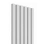 Falburkoló panel 40x260 cm white uni-grey akusztikus 1,04 m2