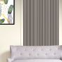 Falburkoló panel 40x260 cm sandgray-black akusztikus 1,04 m2