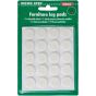 Bútorláb alátét fehér 16mm
